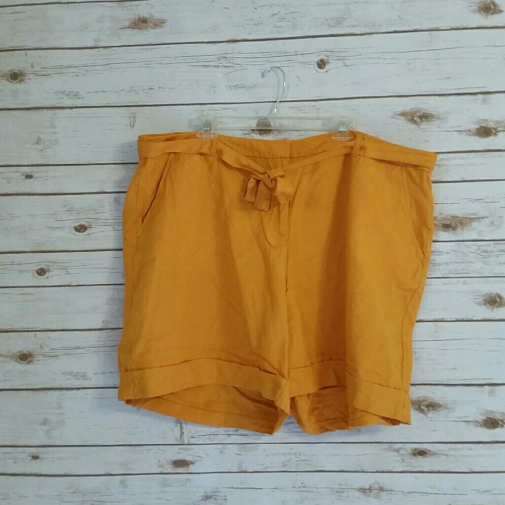 Lane Bryant Linen Shorts